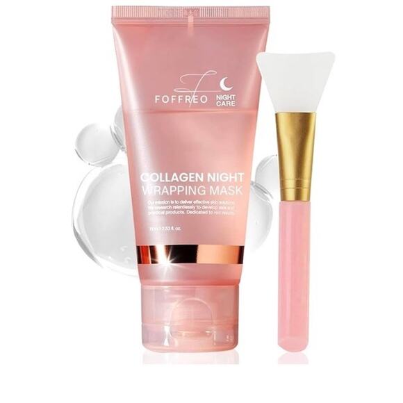 Collagen Night Wrapping Mask New In Box Sealed Peel Off Hydrating - Picture 1 of 4